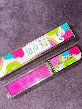 Too Faced Tutti Frutti Juicy Fruits Lip Glaze, Totally Smashed, New in box